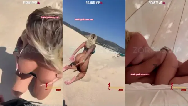 SARAYROBLES – TETONA ESPAÑOLA FOLLANDO EN LA PLAYA XXX